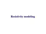 Resistivity Modeling for Subsurface Mapping: Array Selection Criteria & Survey Setup - slide 1