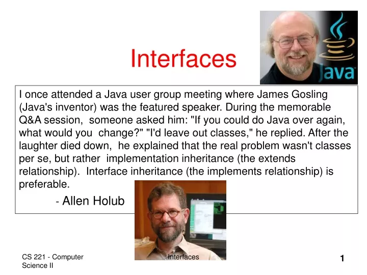 interfaces