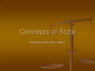 Concepts of State