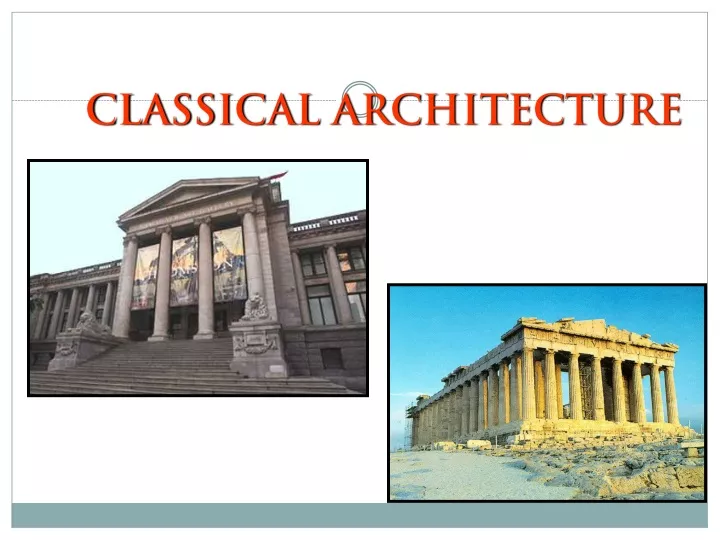 classical architecture