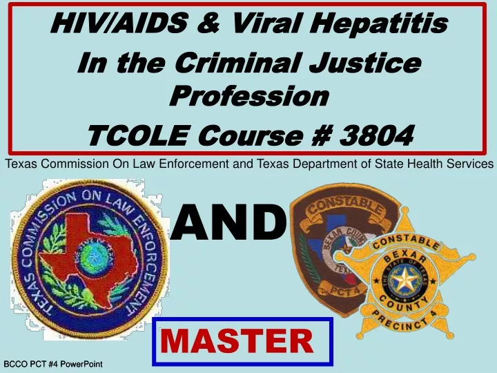 hiv aids viral hepatitis in the criminal justice