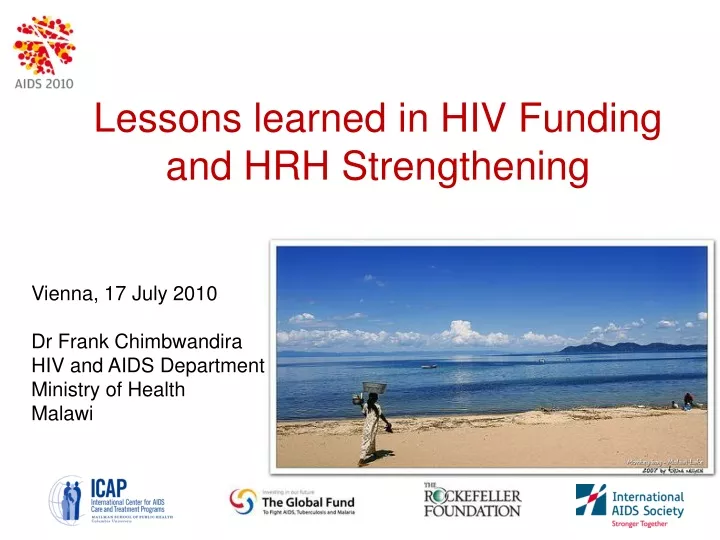 lessons learned in hiv funding