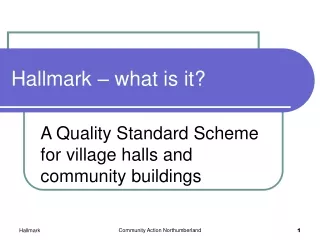Hallmark – what is it?