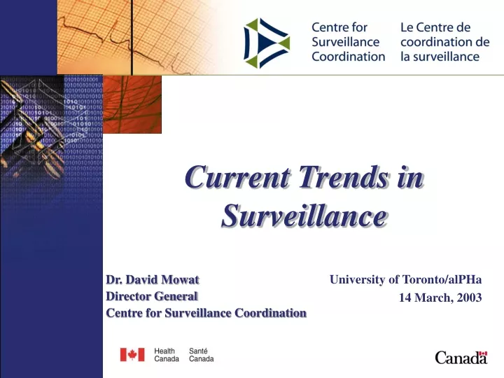 current trends in surveillance