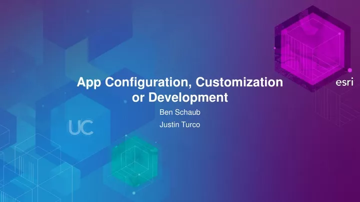 app configuration customization or development