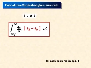 Pascalutsa-Vanderhaeghen sum-rule