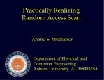Practically Realizing  Random Access Scan - slide 1
