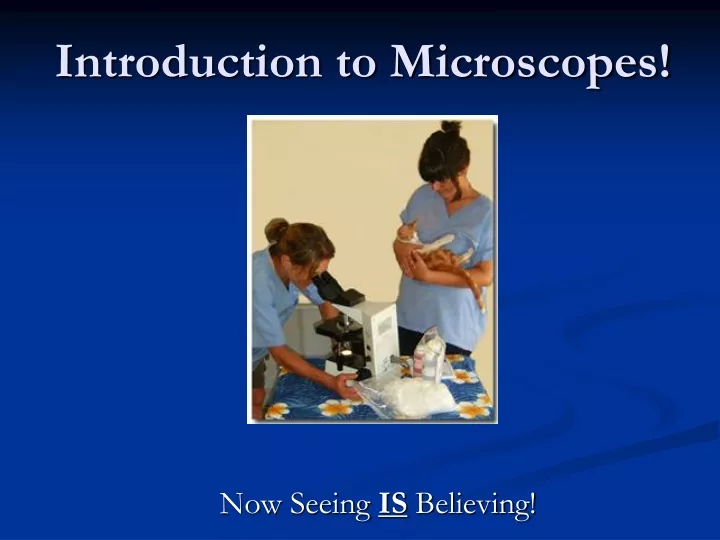 introduction to microscopes