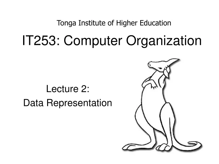 tonga institute of higher education