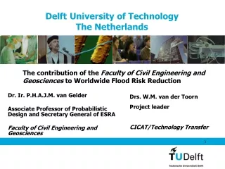 Delft University of Technology The Netherlands
