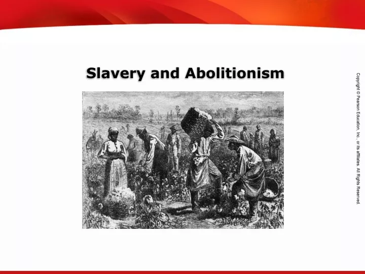 slavery and abolitionism