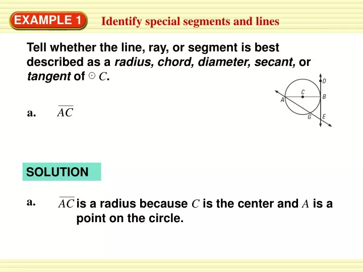 tell whether the line ray or segment is best