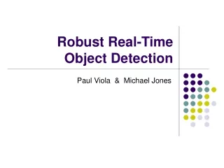 Robust Real-Time Object Detection