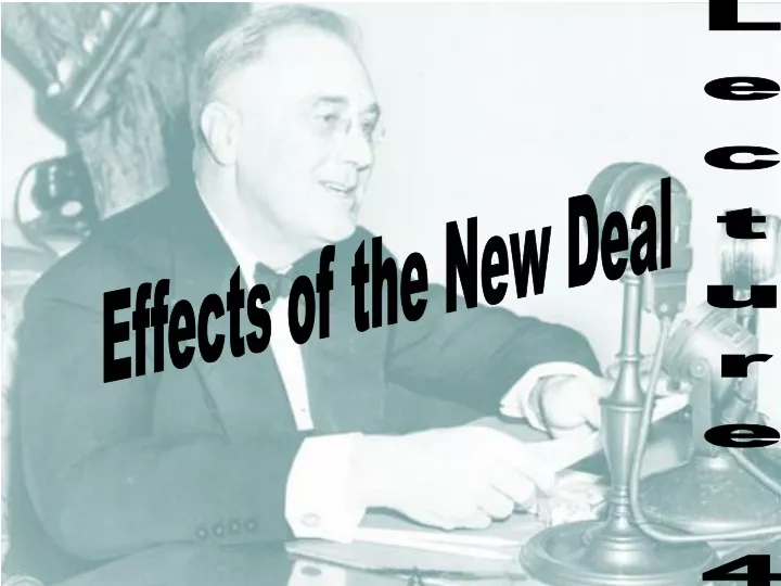effects of the new deal