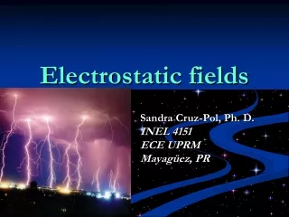 Electrostatic fields