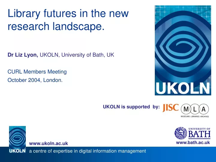 library futures in the new research landscape