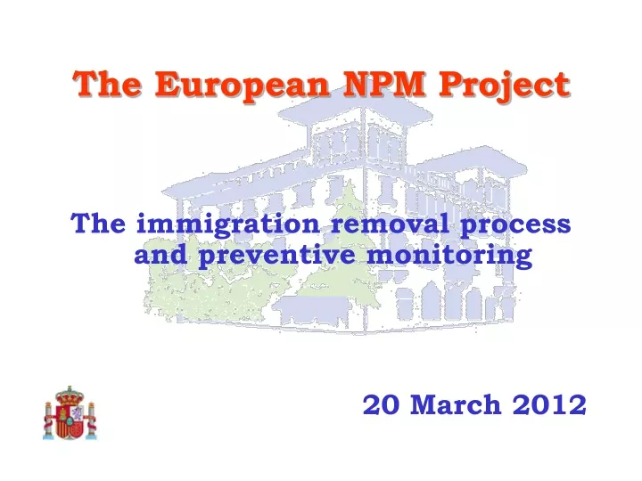 the european npm project