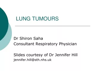 LUNG TUMOURS