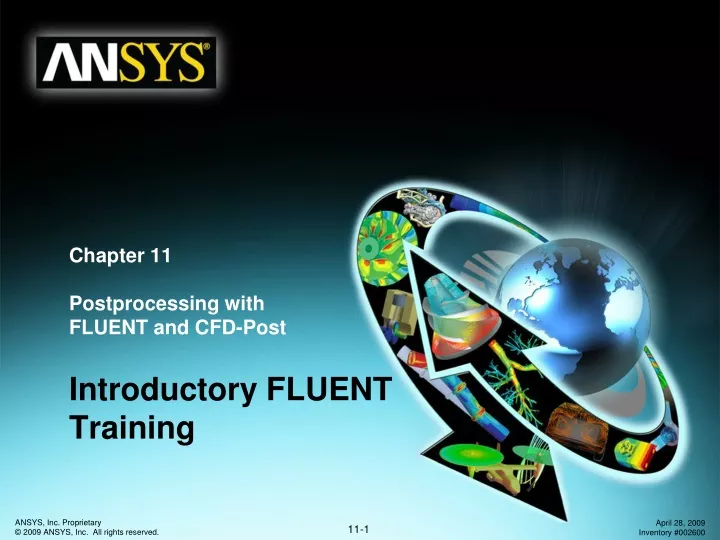 chapter 11 postprocessing with fluent and cfd post