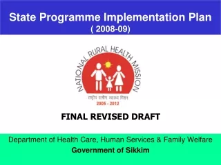 State Programme Implementation Plan  ( 2008-09)