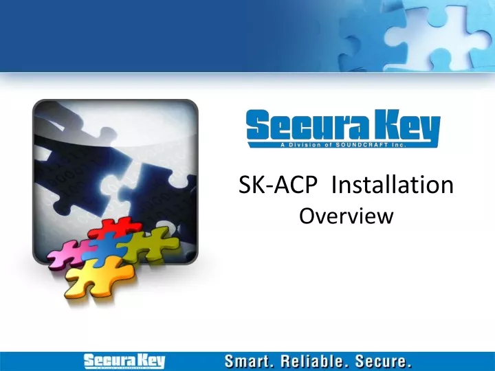 sk acp installation overview