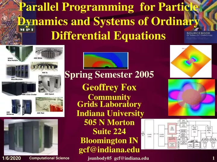 parallel programming for particle dynamics and systems of ordinary differential equations