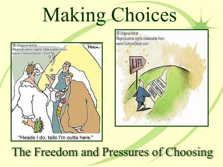 making choices