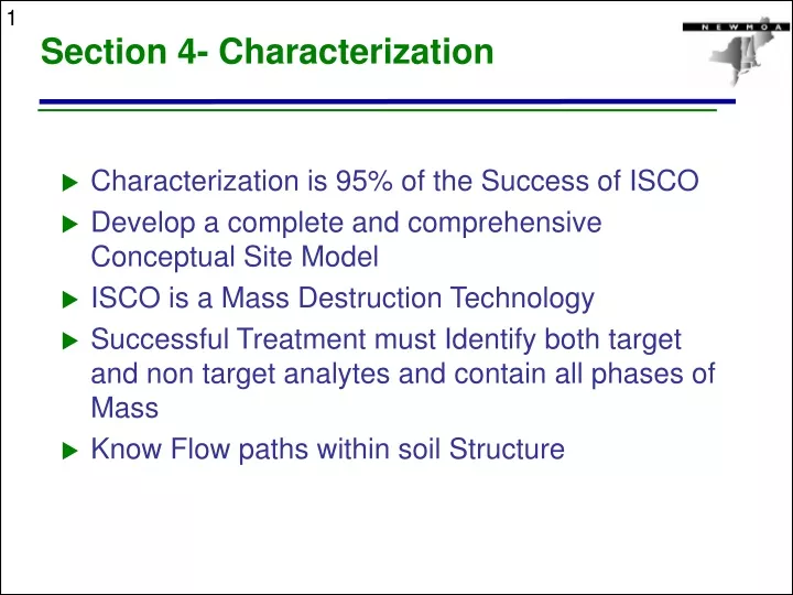 section 4 characterization