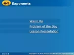 Exponents Course: Understanding and Evaluating Exponential Expressions - slide 1