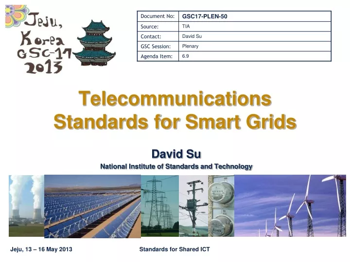 telecommunications standards for smart grids