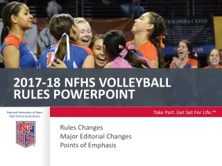 2017-18 NFHS Volleyball  Rules PowerPoint