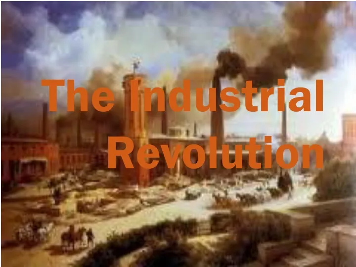 the industrial revolution