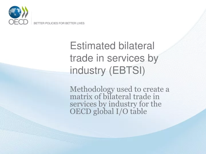 estimated bilateral trade in services by industry ebtsi