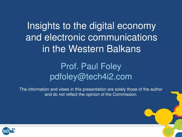 insights to the digital economy and electronic