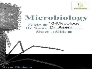 Introduction Medical Mycology