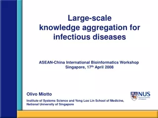 Large-scale  knowledge aggregation for infectious diseases