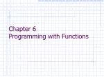 Fortran Function and Subprogram Concepts - slide 1