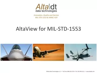 AltaView for MIL-STD-1553