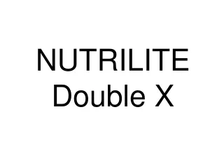 NUTRILITE Double X