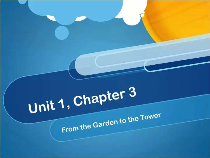 unit 1 chapter 3