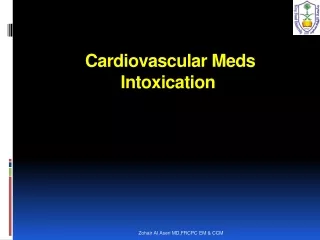 Cardiovascular Meds Intoxication