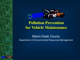 Pollution Prevention for Vehicle Maintenance