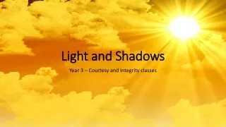 Light and Shadows