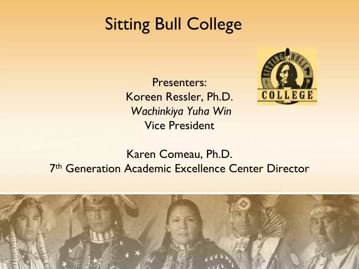 sitting bull college