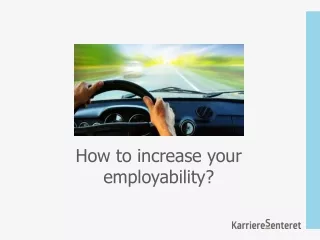 How to  increase your employability ?