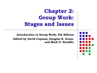 Chapter 2:  Group Work:  Stages and Issues