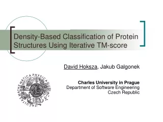 Density-Based Classification of Protein Structures Using Iterative TM-score