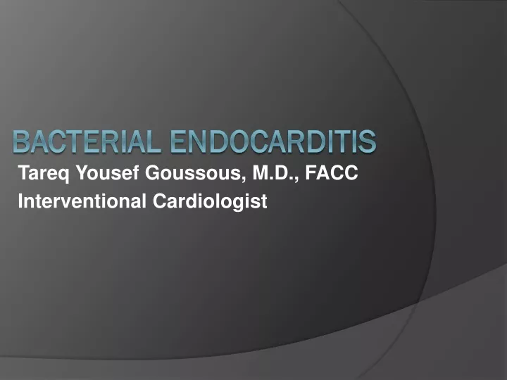 tareq yousef goussous m d facc interventional cardiologist