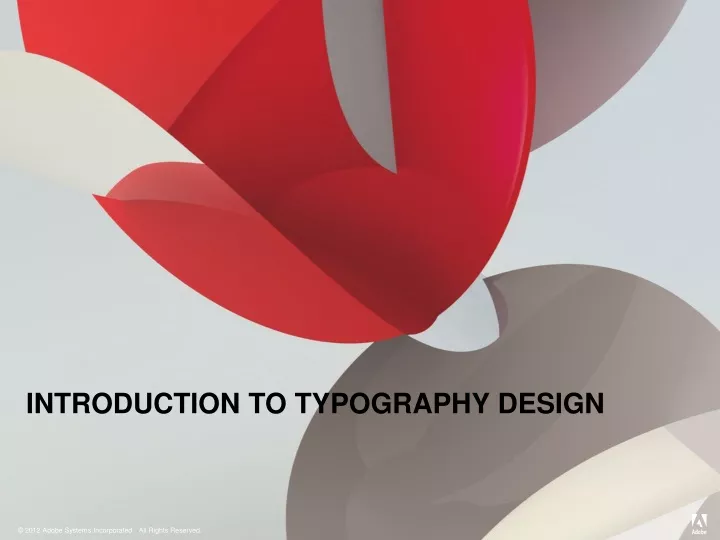 introduction to typography design