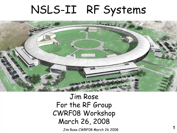 nsls ii rf systems